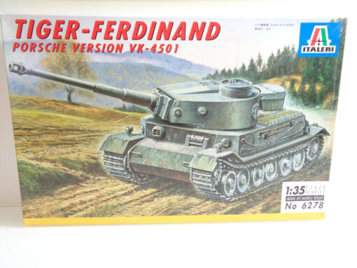 Italeri 1:35 6278 Tiger-Ferdinand Porsche Version VK-4501 in OVP JD6754