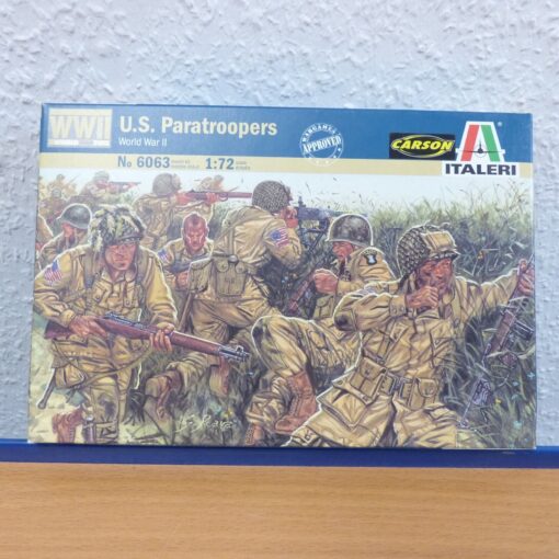Italerie 1:72 Bausatz 6063 World War II U.S. Paratroopers in OVP EX4197