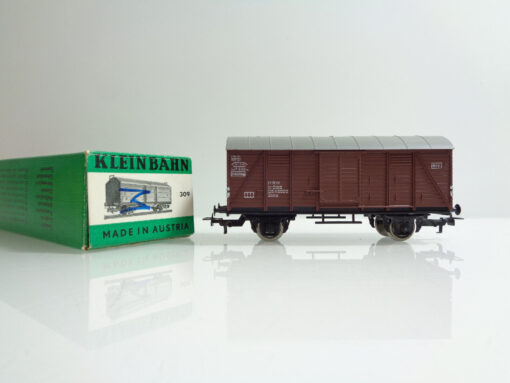 KLEINBAHN H0 309 Gedeckter Güterwagen der ÖBB in EVP NH100