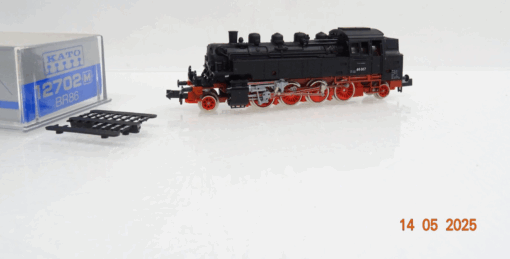 Kato N 12702 Dampflok BR 86 007 der DB in OVP JL656