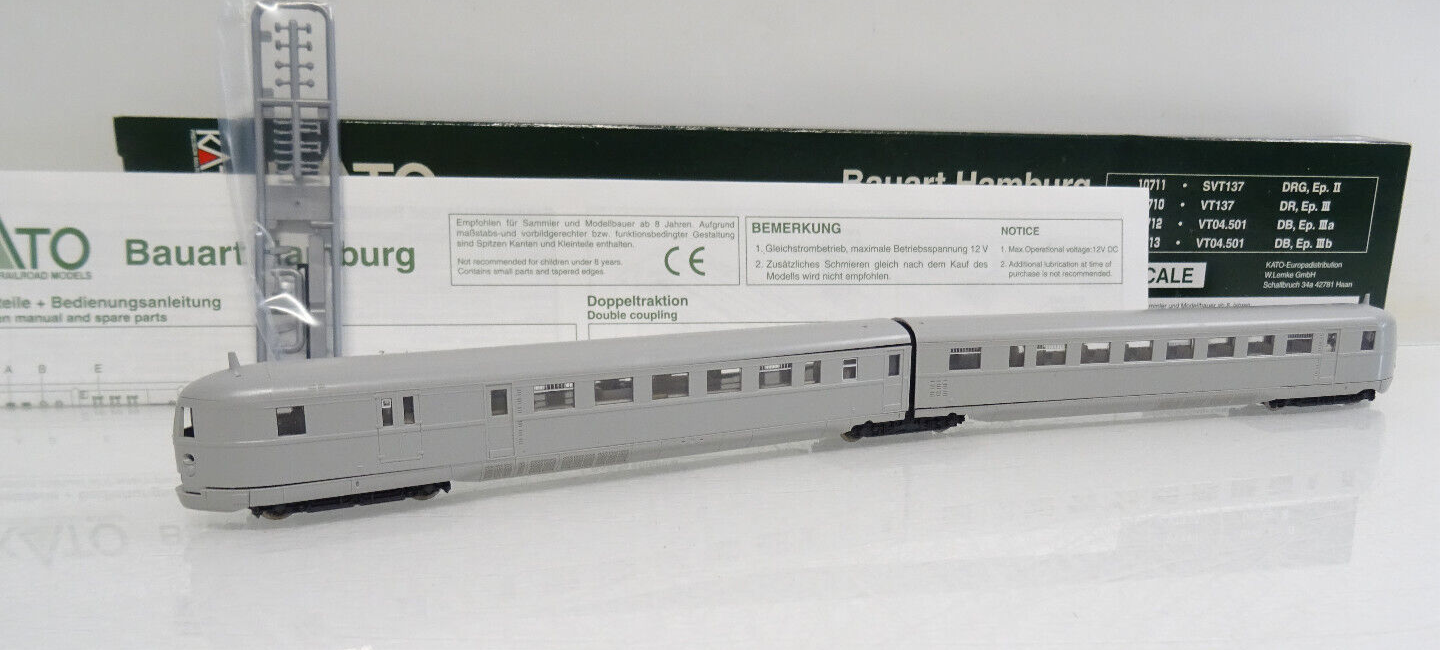 Kato Spur N 10711 Dieseltriebzug SVT 137 der DRG unlackiert in OVP LE1519