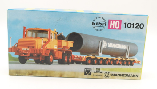 Kibri H0 10120 Bausatz Faun Zugmaschine Tieflader Mannesmann in OVP QR8901