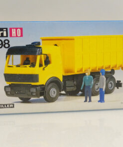 Kibri H0 10698 Bausatz Mercedes Meiller Abrollkipper neuwertig in OVP LE4108