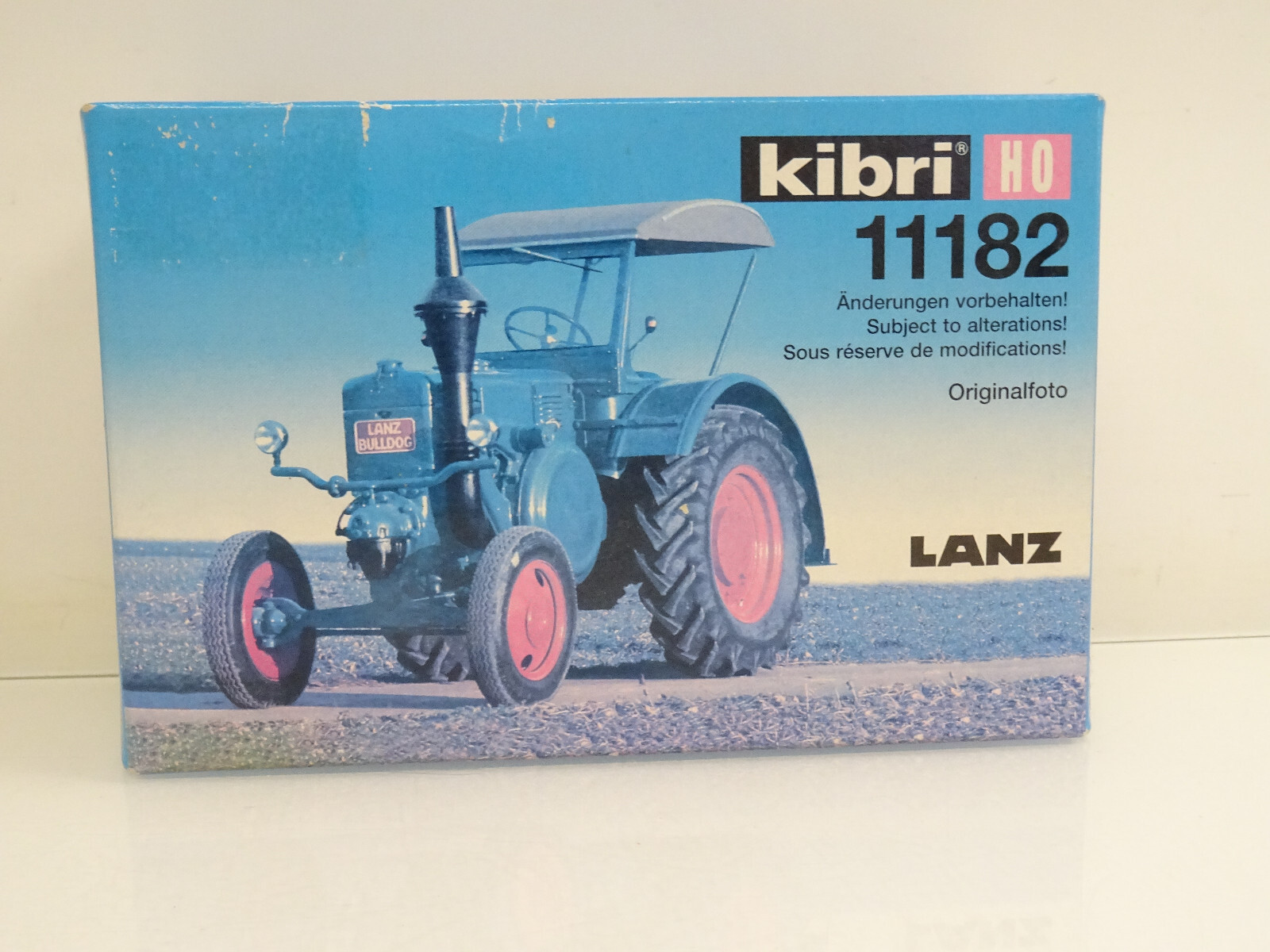 Kibri H0 11182 Bausatz Lanz Bulldog neuwertig in OVP LE4142