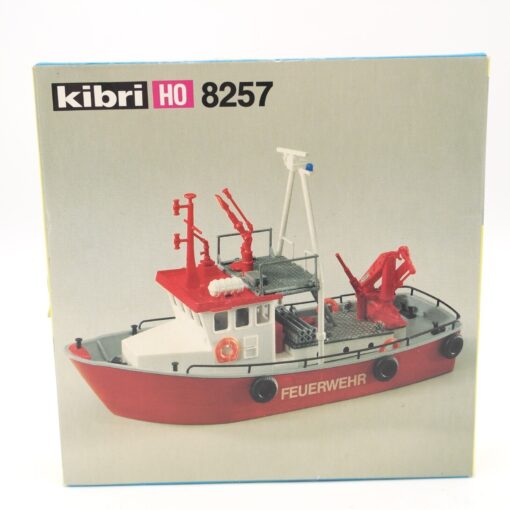 Kibri H0 8257 Bausatz Kutter Feuerwehr, siehe Foto in OVP QR8903