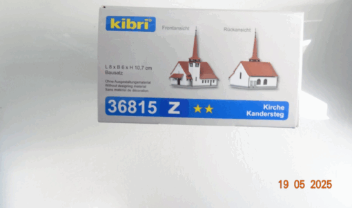 Kibri Z 36815 Kirche Kandersteg Bausatz siehe Foto in OVP CK8301 – Bild 3