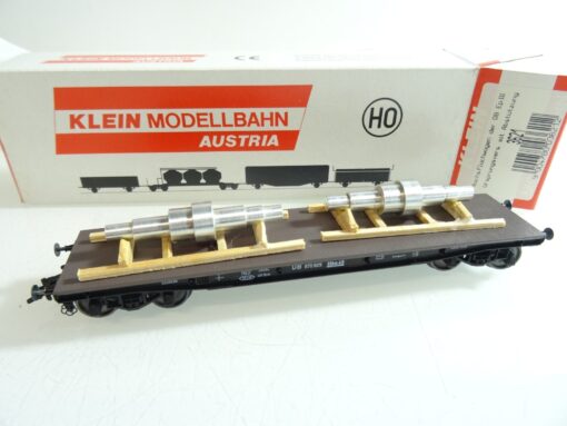 Klein Modellbahn H0 3621 Flachwagen mit Ladung der DB in OVP RR1078 – Bild 3