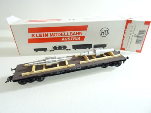 Klein Modellbahn H0 3621 Flachwagen mit Ladung der DB in OVP RR1078