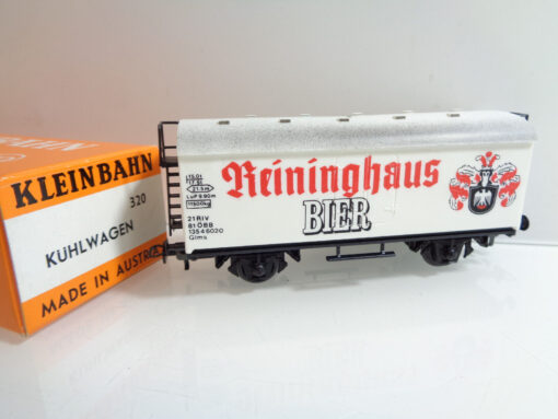 Kleinbahn H0 320 Kühlwagen Reinighaus Bier der ÖBB in OVP JD6987