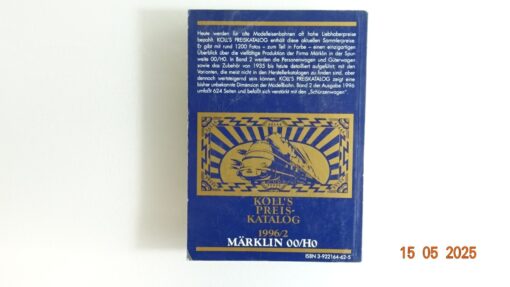 Koll`s Preis Katalog Liebhaber Preise f. Triebfahrz. Märklin 00/H0 CK8198 o. – Bild 3