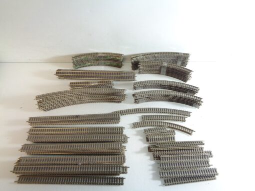 Konvolut Fleischmann Piccolo Spur N Gleis ca. 130 tlg. siehe Foto PK1614 o.