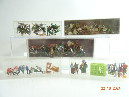 Konvolut H0 Figuren-Sets 5 Stück siehe Fotos in OVP CK3506