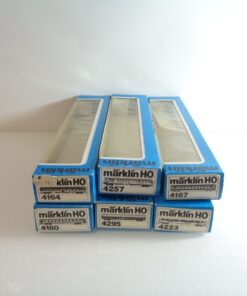 Konvolut Märklin H0 Leerverpackung 6 Stück siehe Foto PK1941