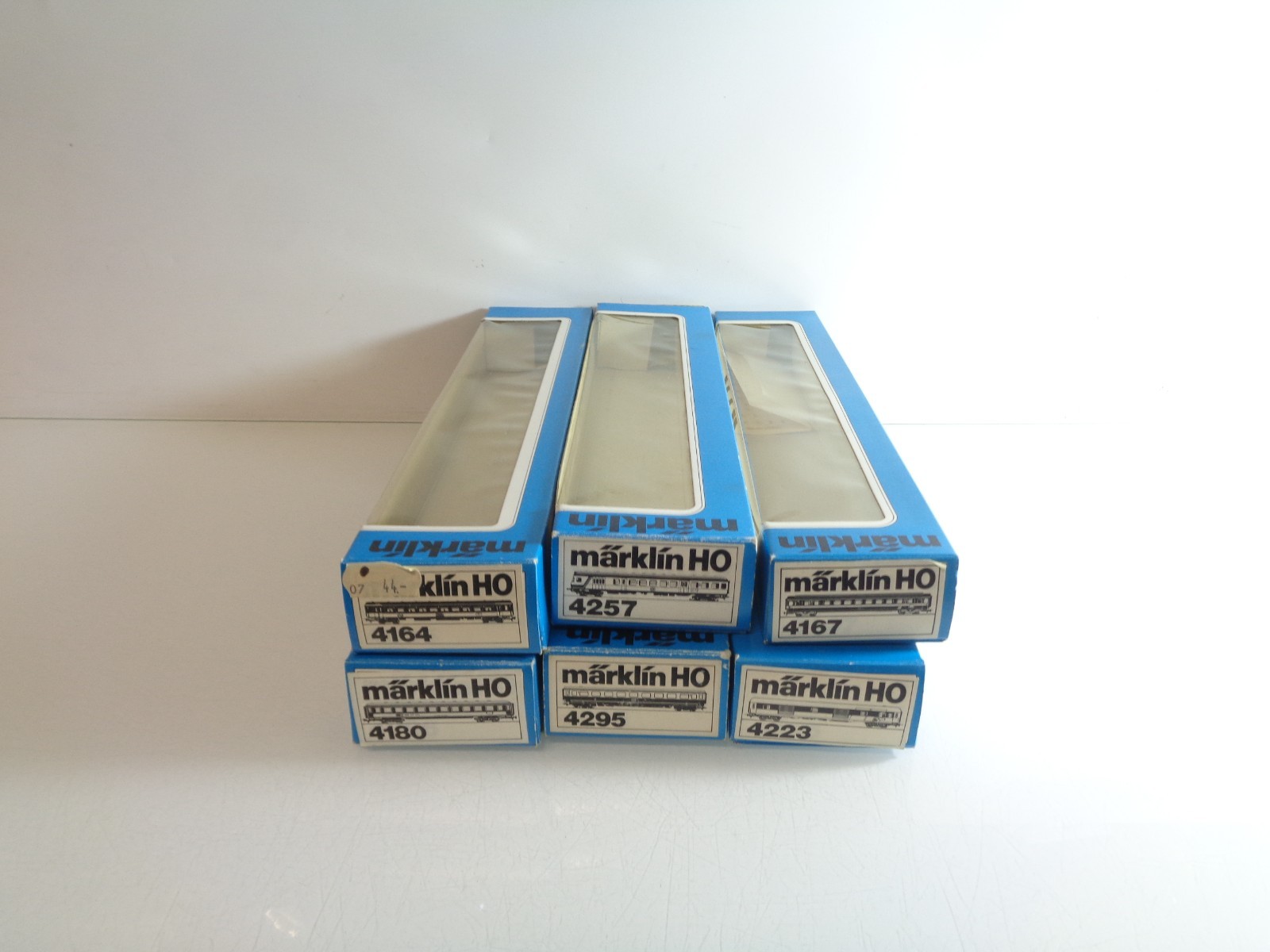 Konvolut Märklin H0 Leerverpackung 6 Stück siehe Foto PK1941