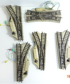 Konvolut Märklin H0 M-Gleis elekt. Weichen 5Stück  siehe Foto CK6807 o.