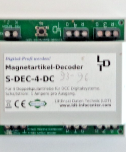 LDT S-DEC-4-DC Magnetartikel-Decoder mit Gehäuse siehe Foto PK2825 o.