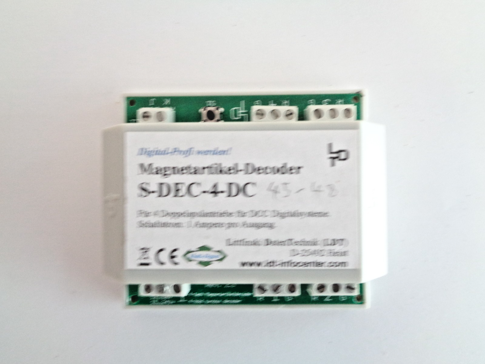 LDT S-DEC-4-DC Magnetartikel-Decoder mit Gehäuse siehe Foto PK2832 o.