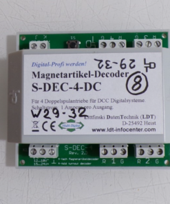 LDT S-DEC-4-DC Magnetartikel-Decoder mit Gehäuse siehe Foto PK2861 o.