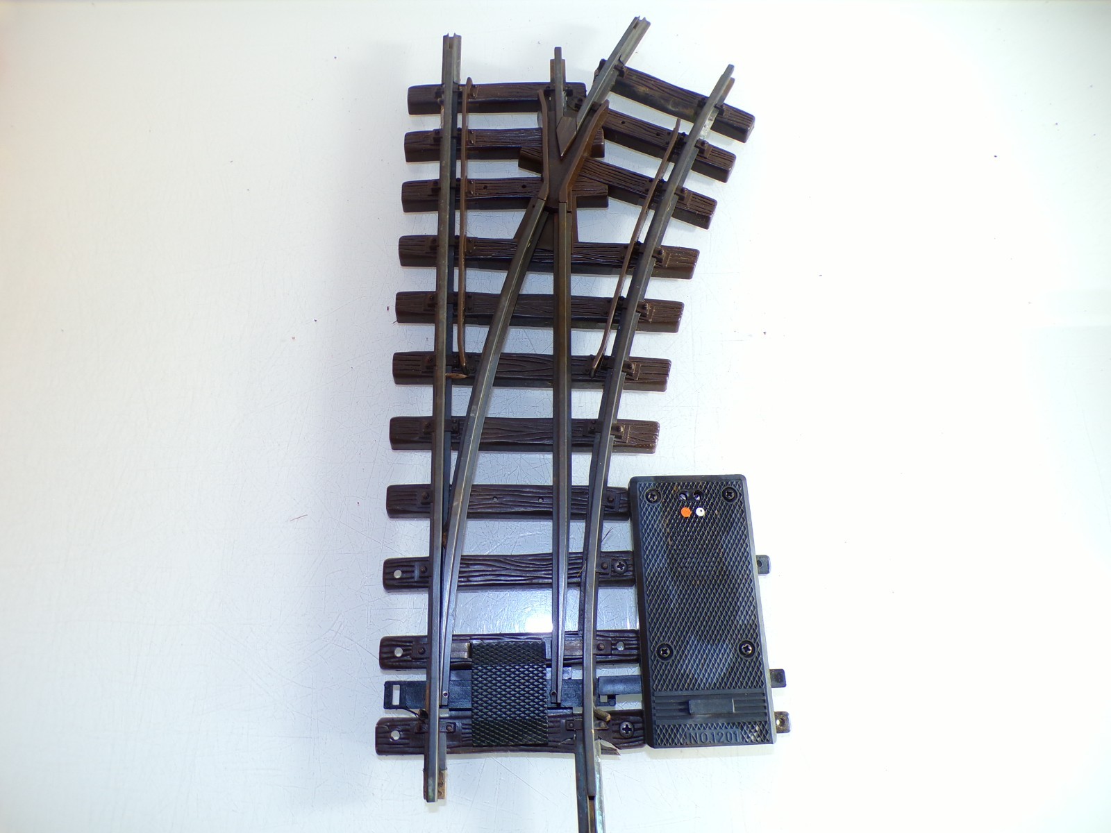 LGB Spur G 1200 1205 Weiche rechts mit Antrieb siehe Foto in OVP PK2309 – Bild 3