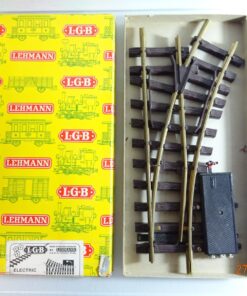 LGB Spur G 1200 1205 Weiche rechts mit Antrieb siehe Foto in OVP PK907