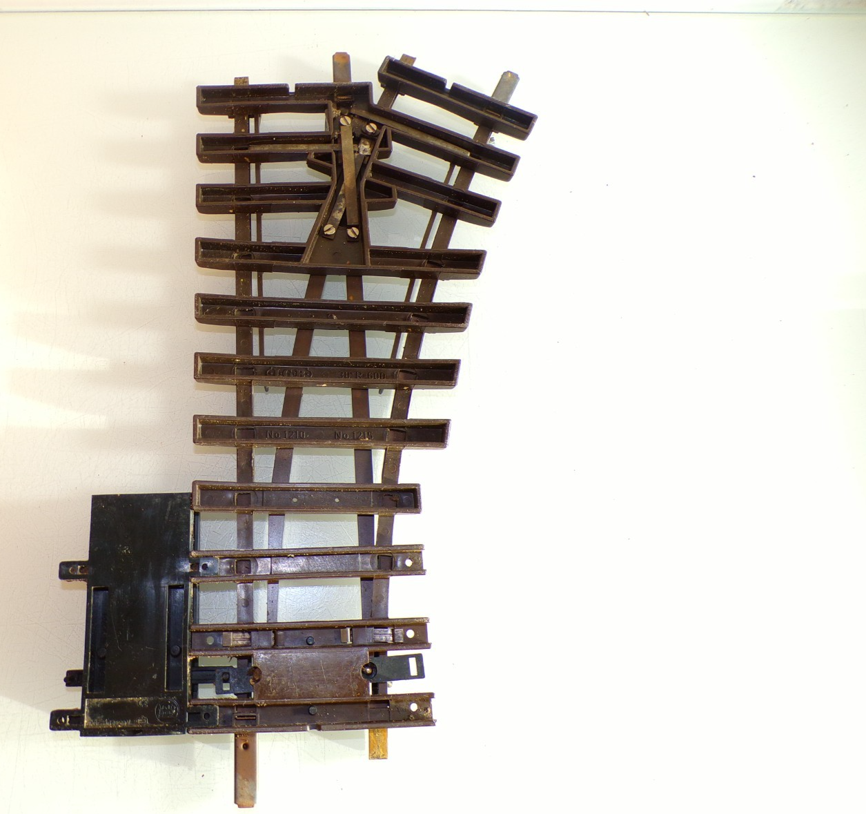 LGB Spur G 1215 Weiche rechts mit Antrieb siehe Foto in OVP PK2311 – Bild 4