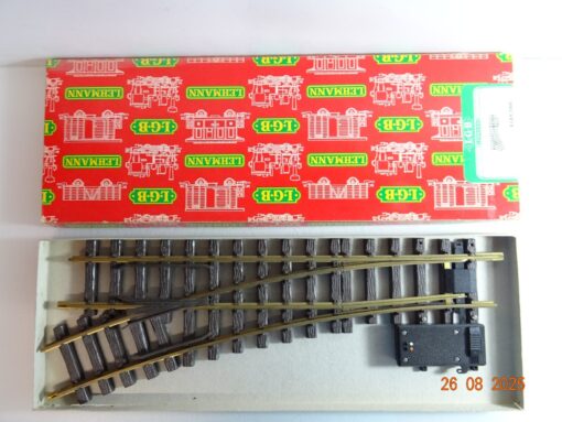 LGB Spur G 1615 Weiche links R1175 elektr. Antrieb siehe Foto in OVP PK853