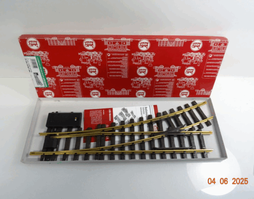 LGB Spur G 16150 Weiche links elektrisch R3 22,5° neuwertig in OVP CK8651