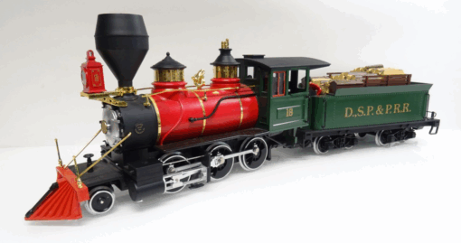 LGB Spur G 2018 D US Dampflok Mogul D.S.P. & P.R.R. in OVP JL3803 – Bild 3