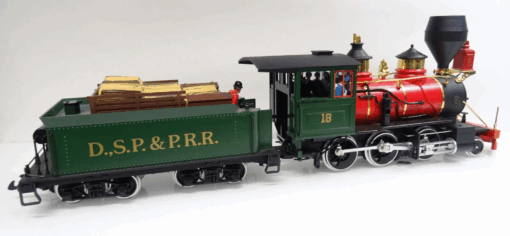 LGB Spur G 2018 D US Dampflok Mogul D.S.P. & P.R.R. in OVP JL3803 – Bild 4