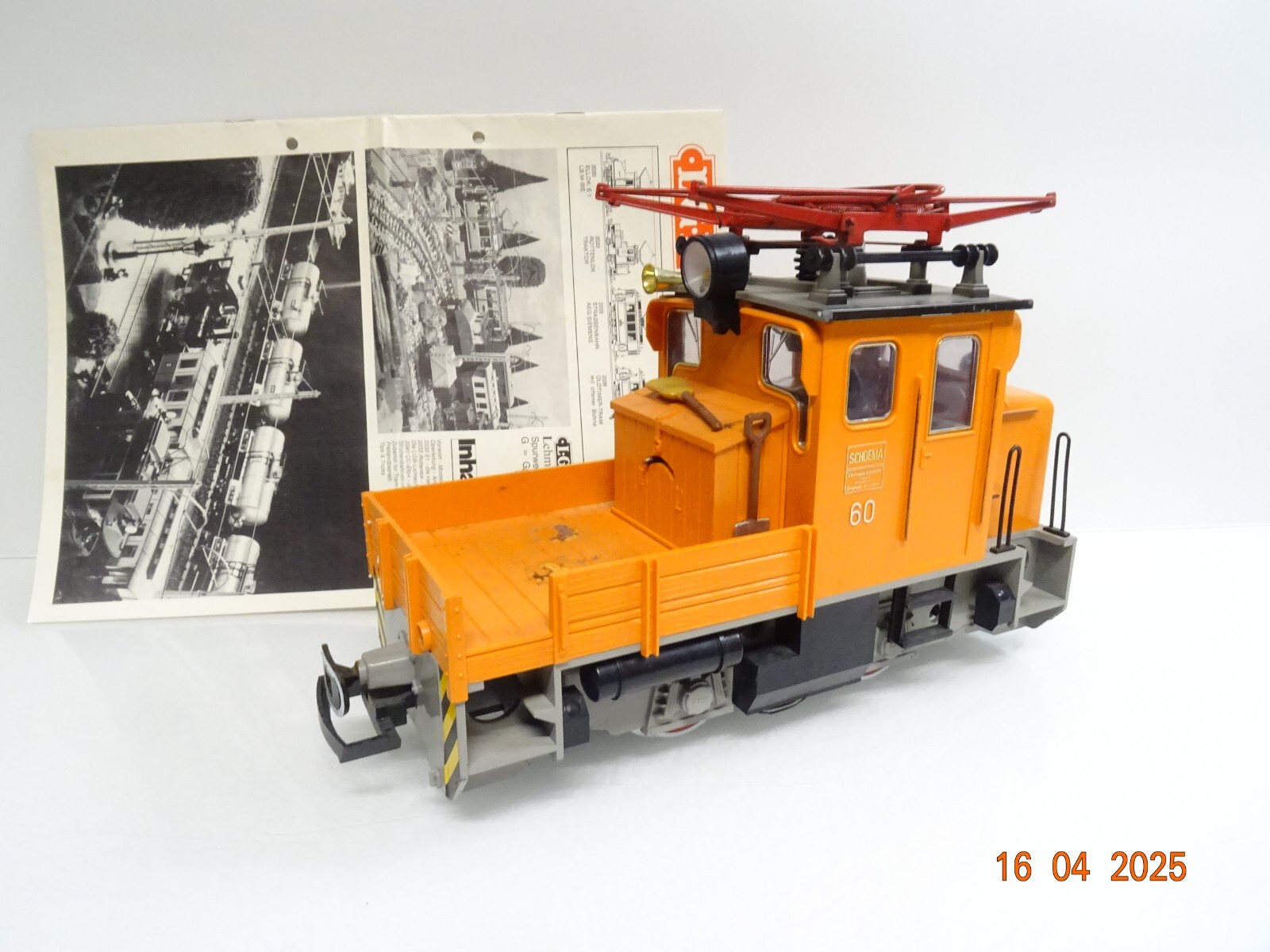 LGB Spur G 2033 Rottenkraftwagen Schoema mit Blinklicht in OVP JL149