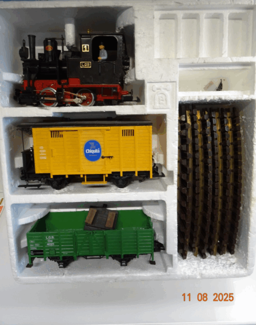 LGB Spur G 20401 Startpackung mit Güterzug und Gleiskreis in OVP JL2248