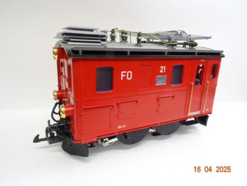 LGB Spur G 2046 Schweiz Zahnrad E-Lok HGe 2/2 Furka Oberalp Top in OVP JL150 – Bild 3