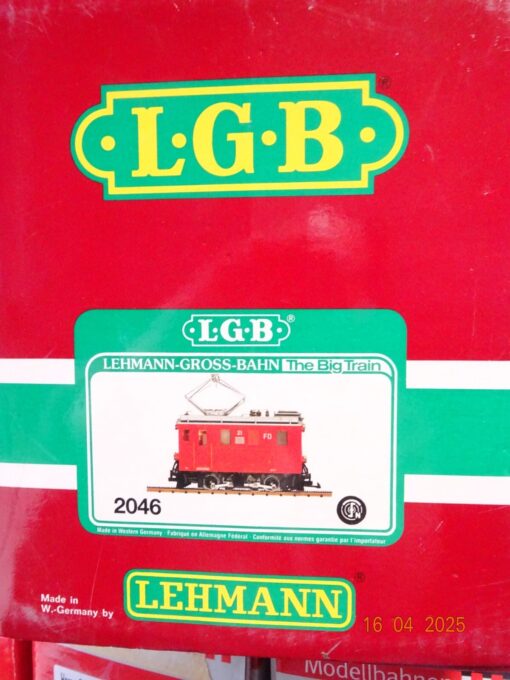 LGB Spur G 2046 Schweiz Zahnrad E-Lok HGe 2/2 Furka Oberalp Top in OVP JL150 – Bild 6