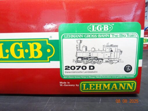 LGB Spur G 2070D Österreich Dampflok Reihe U Steiermark Landesbahn in OVP JL2203 – Bild 6