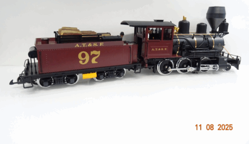 LGB Spur G 29192 US Dampflok Mogul A.T. & S.F. Digital Sound in OVP JL2235 – Bild 4