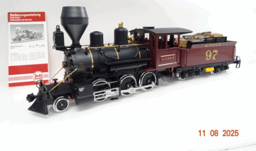 LGB Spur G 29192 US Dampflok Mogul A.T. & S.F. Digital Sound in OVP JL2235