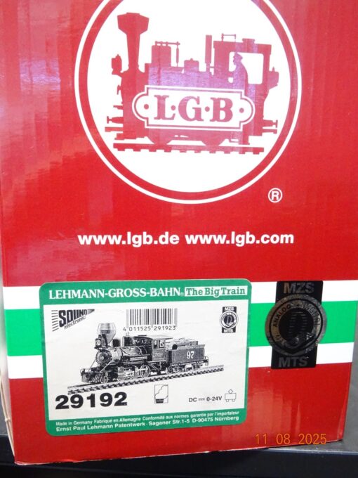 LGB Spur G 29192 US Dampflok Mogul A.T. & S.F. Digital Sound in OVP JL2235 – Bild 7