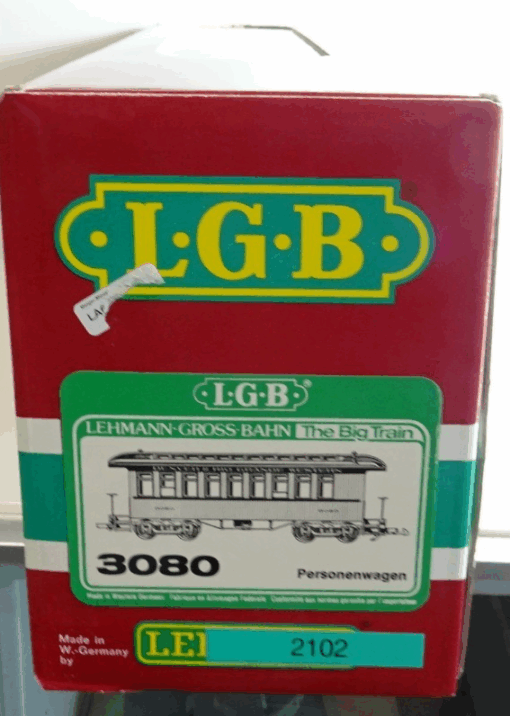 LGB Spur G 3080 Personenwagen Denver & Rio Grande in OVP PK1032 – Bild 6