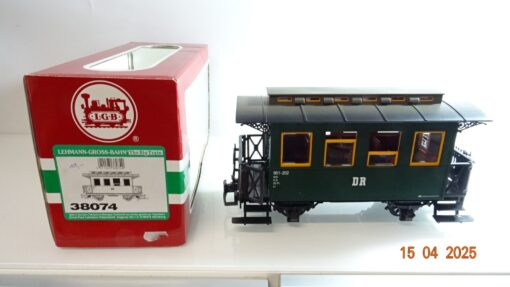 LGB Spur G 38074 Personenwagen der DR siehe Foto in OVP CK7536