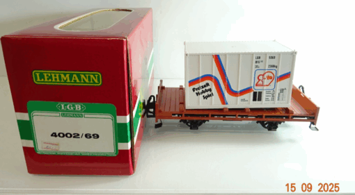 LGB Spur G 4002/69 Idee & Spiel Containerwagen in OVP PK1017