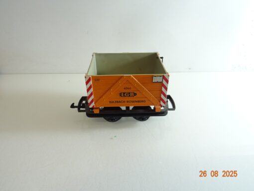 LGB Spur G 4044 oranger Grubenwagen "Sulzbach Rosenberg" siehe Foto PK832 o.