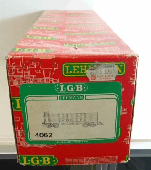 LGB Spur G 4062 4-Achser Hochbordwagen ÖBB mit BHs siehe Foto in OVP PK859 – Bild 6