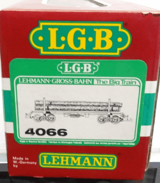 LGB Spur G 4066 Langholzwagen mit Baumstämmen in OVP PK230 – Bild 6