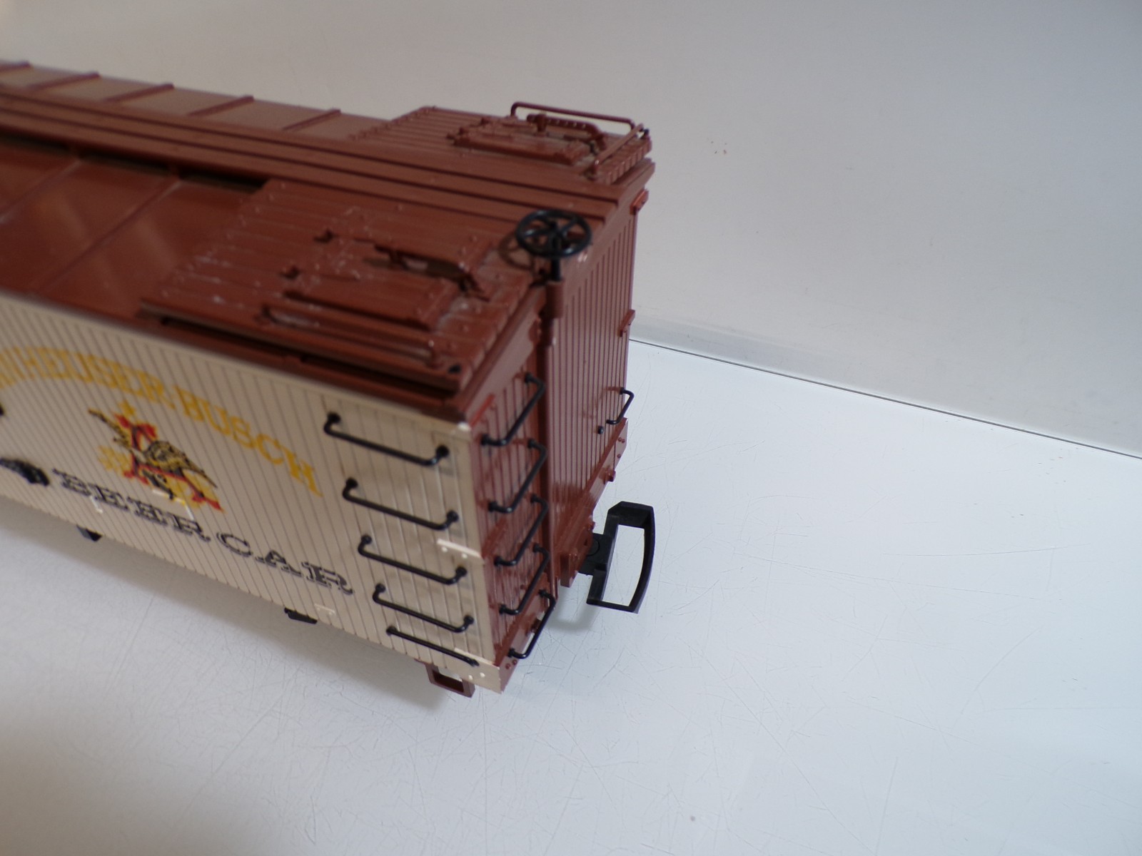 LGB Spur G 4070 Vierachsiger Kühlwagen "Budweiser" siehe Foto PK3249 o. – Bild 4