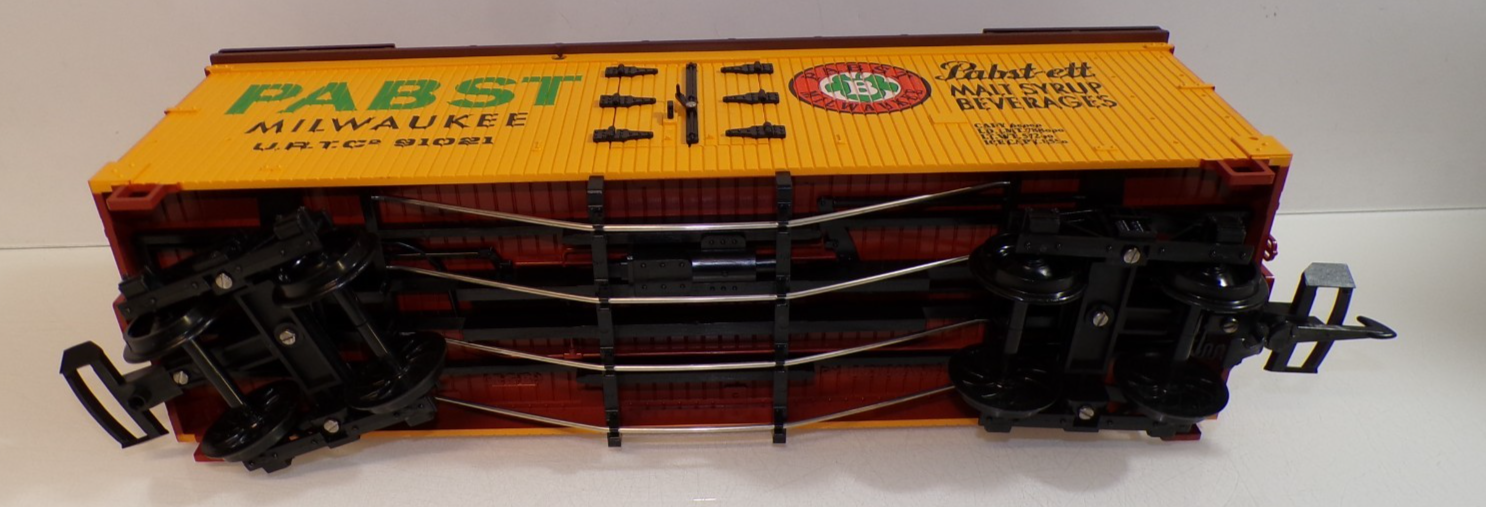 LGB Spur G 4074 US Kühlwagen U.R.T.C 91021 Pabst Milwaukee in OVP PK3251 – Bild 5