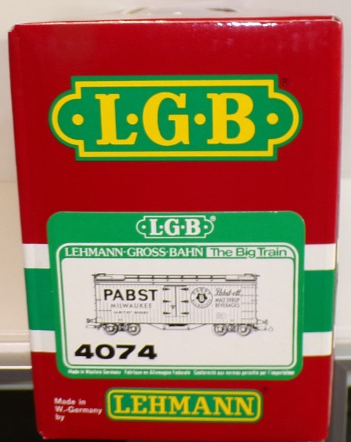 LGB Spur G 4074 US Kühlwagen U.R.T.C 91021 Pabst Milwaukee in OVP PK3251 – Bild 6
