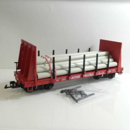 LGB Spur G 41780 Rungenwagen mit Ladung ATSF neuwertig in OVP RG9625