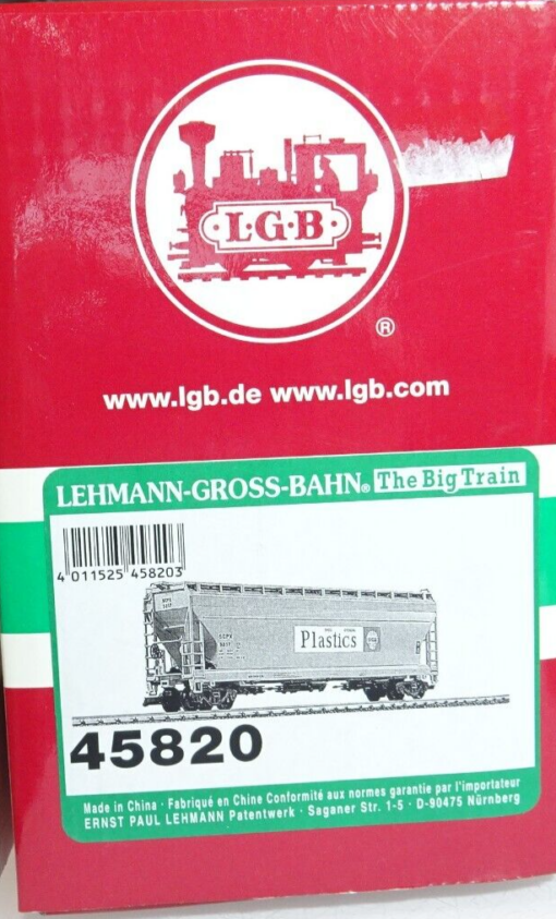 LGB Spur G 45820 Güterwagen Shell Chemical Plastics neuwertig in OVP TF194 – Bild 5
