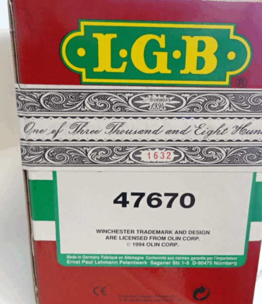 LGB Spur G 47670 Winchester Gewehre Boxcar Limitierte Auflage siehe Foto PK150 – Bild 6