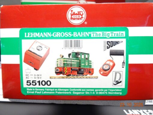 LGB Spur G 55100 Diesellok Schoema Lok 1 ohne Steuergeräte in OVP JL3811 – Bild 7